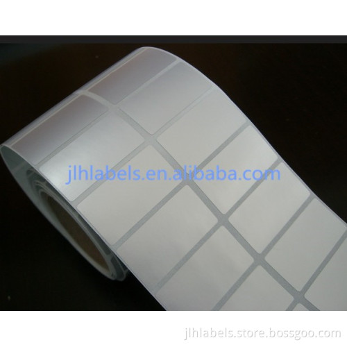 20X40mm 50U Durable Films Matte Chrome PET Label